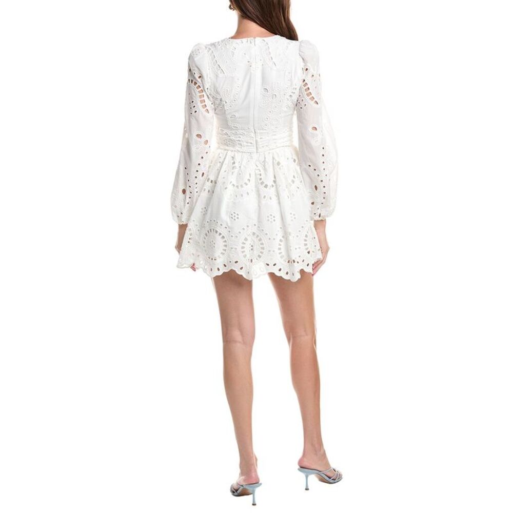 Avec Les Filles Womens Long Sleeve Tie Waist Skort - Picture 2 of 3